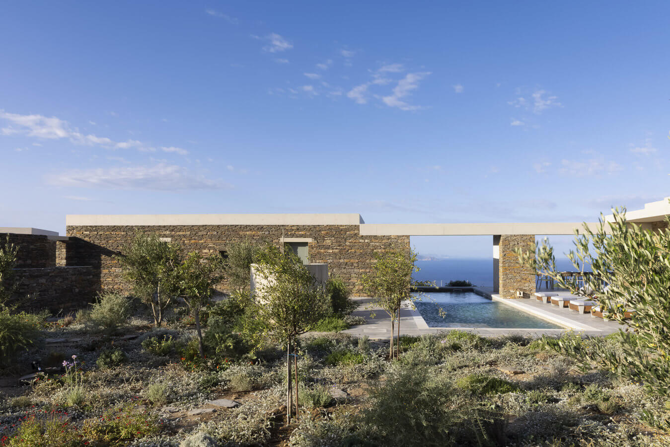 Saltwater Pool & Mediterranean Courtyard